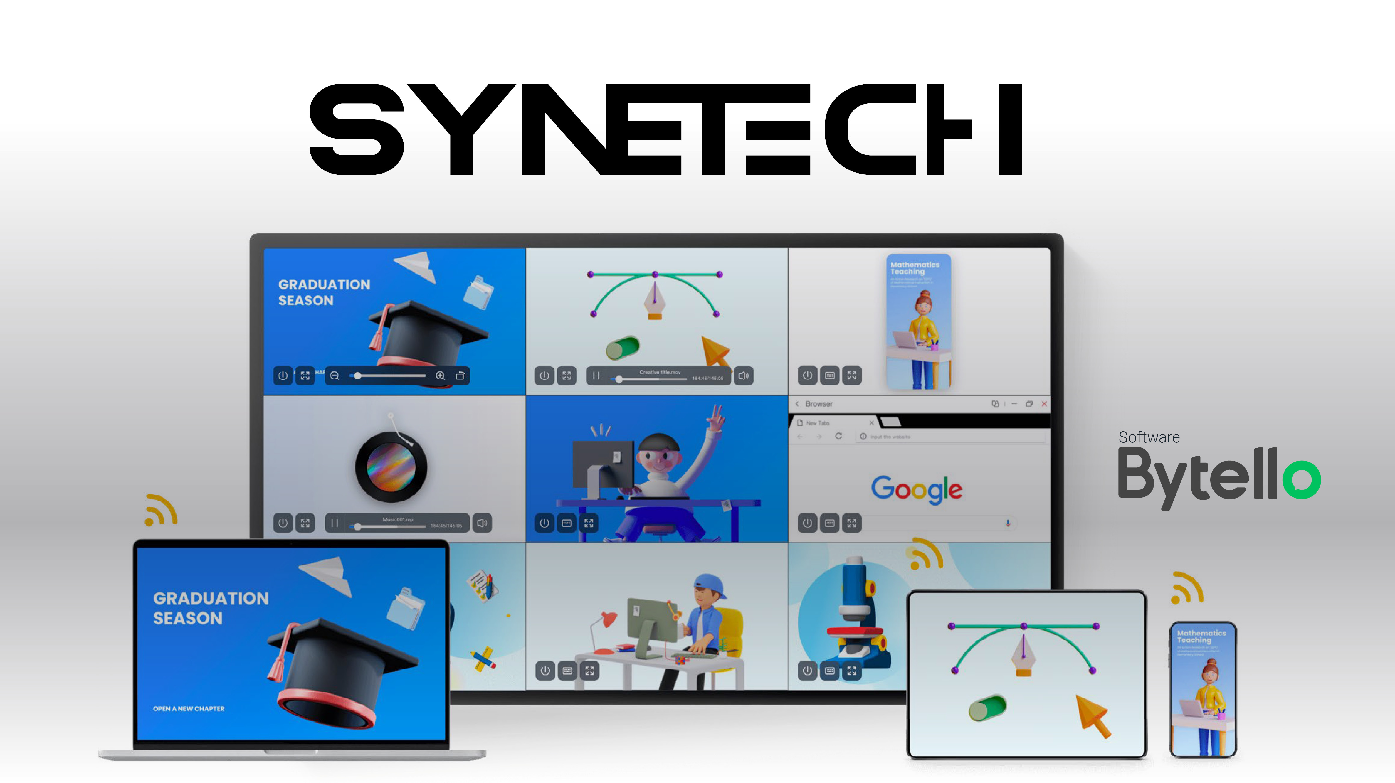 Las nuevas pantallas interactivas Cyse de Synetech 