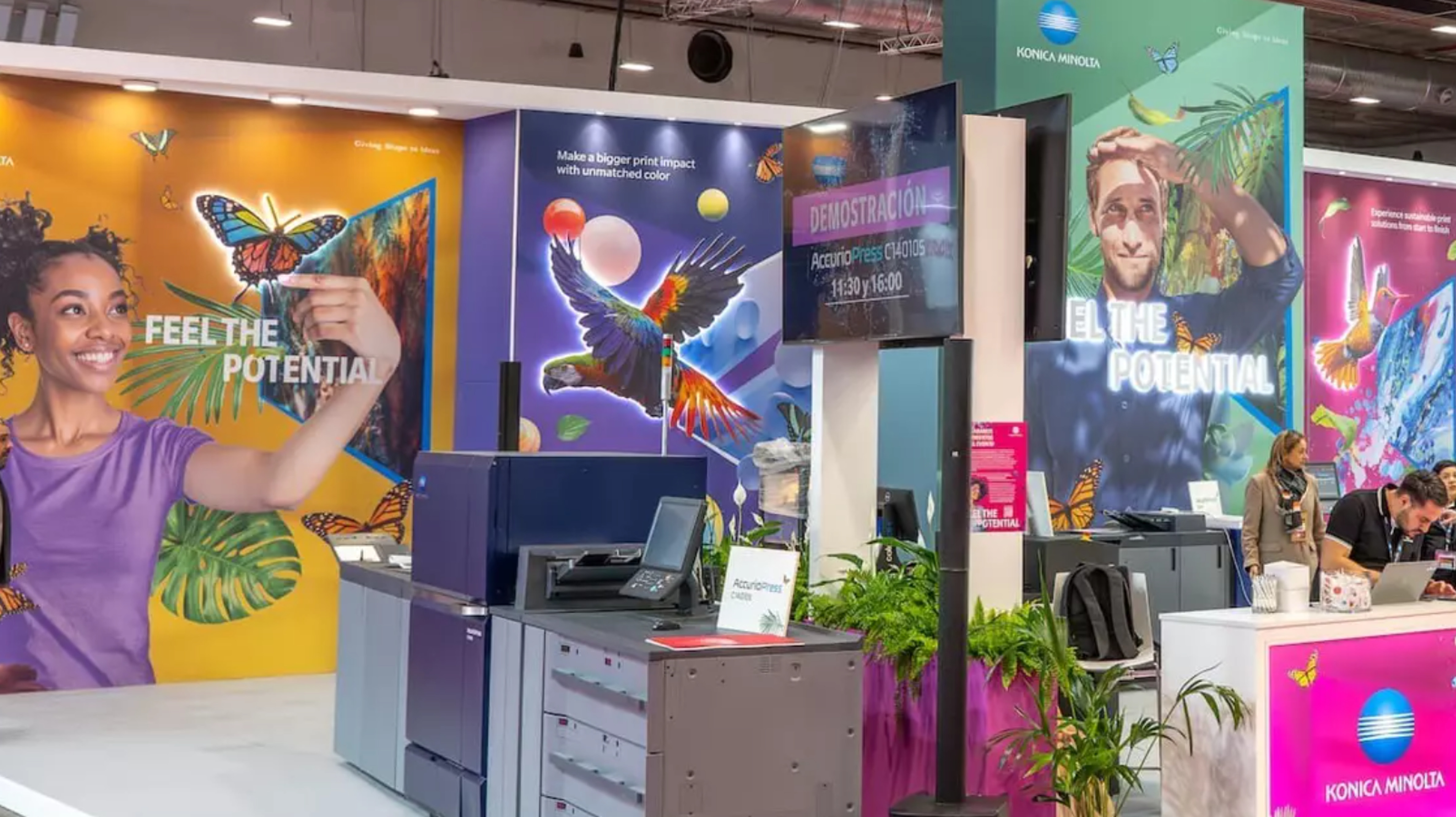 Konica Minolta reafirma en C!Print Madrid 2026 su liderazgo en la automatización e impresión